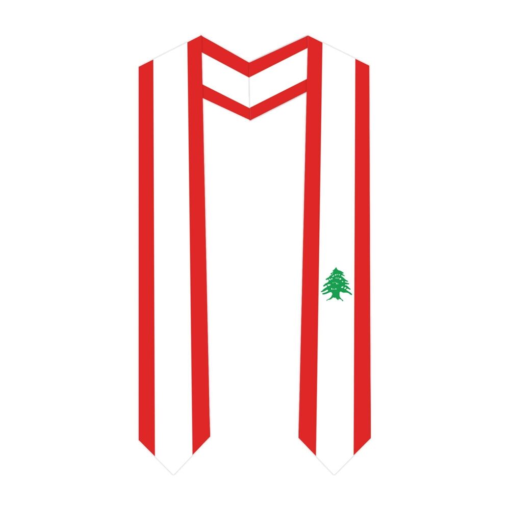 7836 World Country Graduation sash Stole scarf for Study Aboard